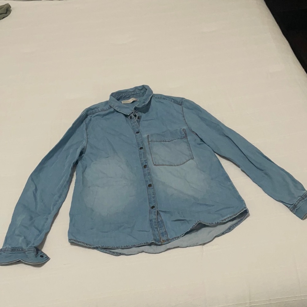 Zara girls Jean shirt